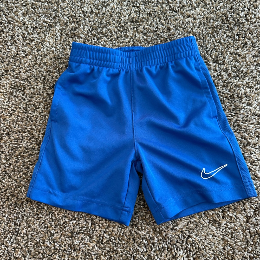 Nike Royal Blue 4T Nike Boys Shorts with White Swoosh